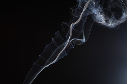 smoke  black  background