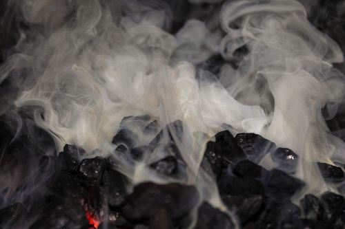 smoke clouds of smoke coal