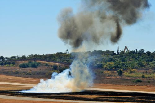 Smoke On Airfield