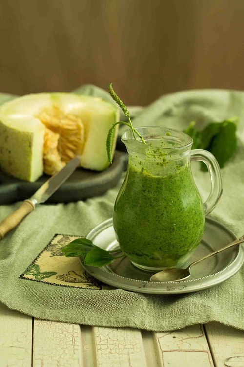 smoothie  pitcher  melon