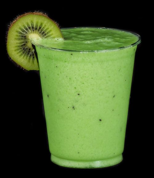 smoothie drink kiwi spinach