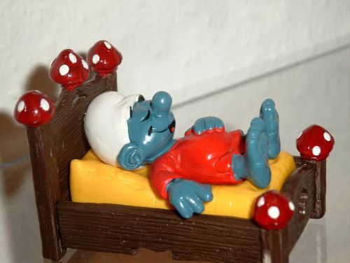 smurf smurfs bed