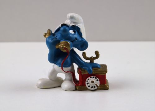 smurf smurfs telephone smurf