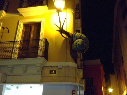 snail facade building