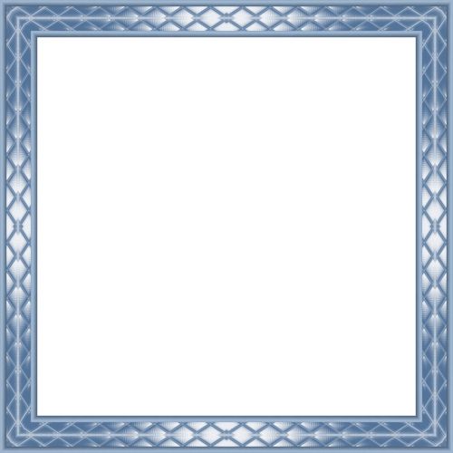 Snakeskin Picture Frame Blue
