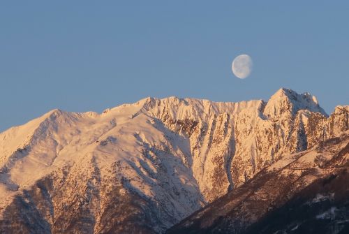 snow luna mountain