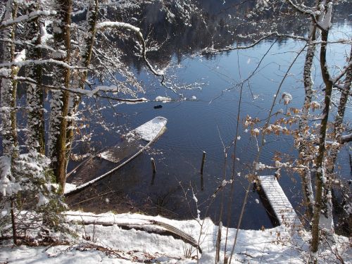 snow landscape idyll