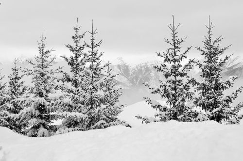 snow alps haute-savoie