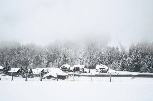 snow village winter
