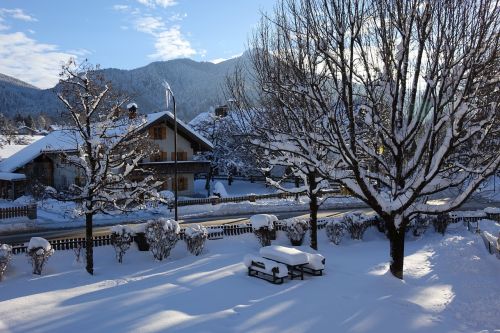 snow bavaria winter