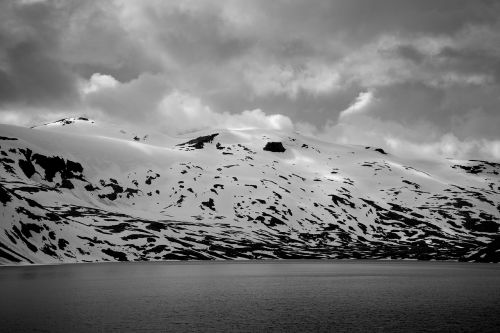 snow clouds mountain