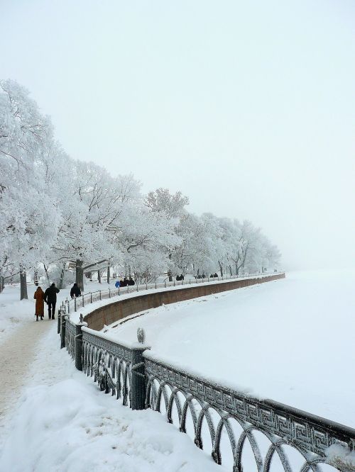 snow winter russia