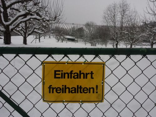 snow fence germany