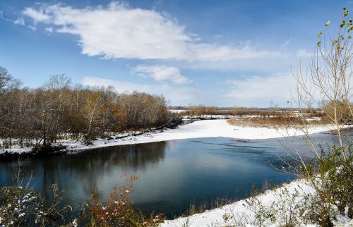 snow nature landscape