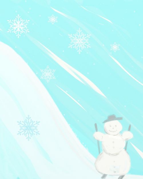snow snow man ski