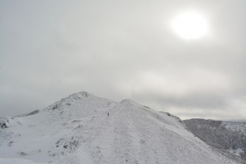 snowy hill winter