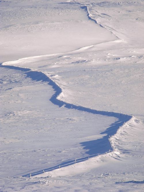 snow wall winter