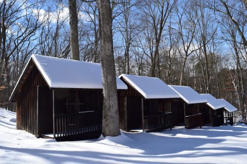 snow cabins rural