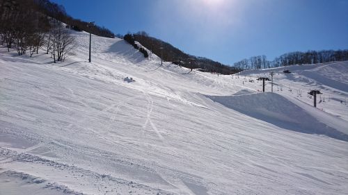 snow piste snow board