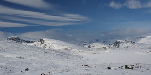 snow winter mountains