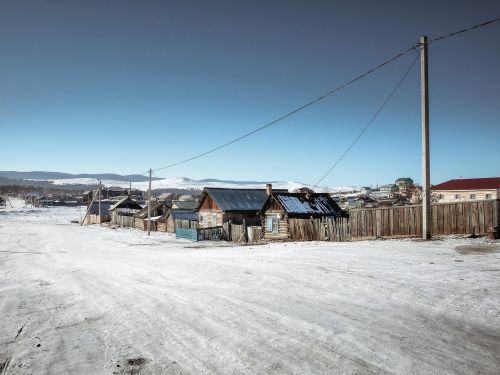 snow winter road