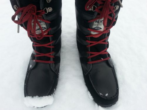 snow boots feet