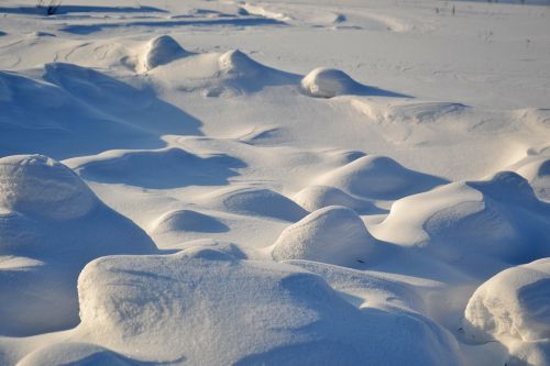 snow snowdrifts winter