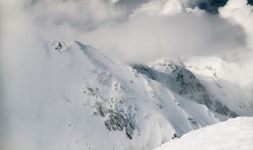 snow winter mountain