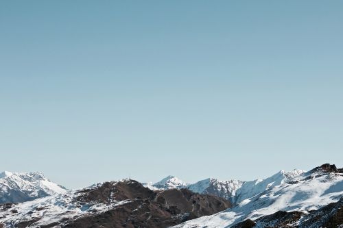 snow landscape nature