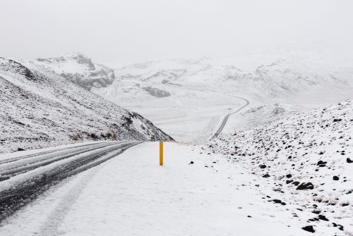 snow winter road