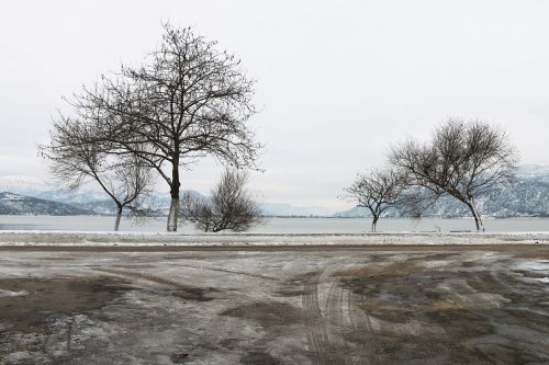 snow landscape nature