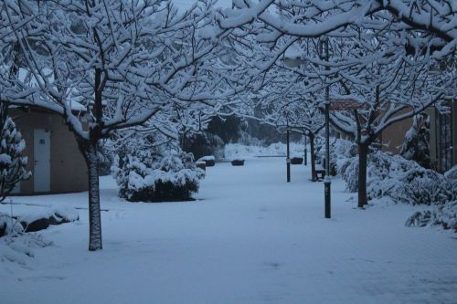snow village winter