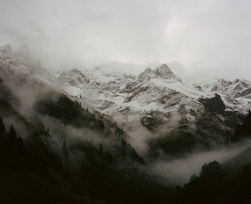 snow mountain rocky mountain