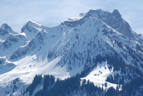 snow mountains winter