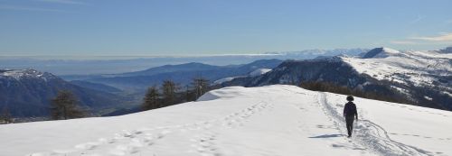 snow mountain landscape