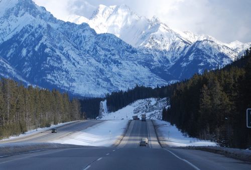 snow mountain winter