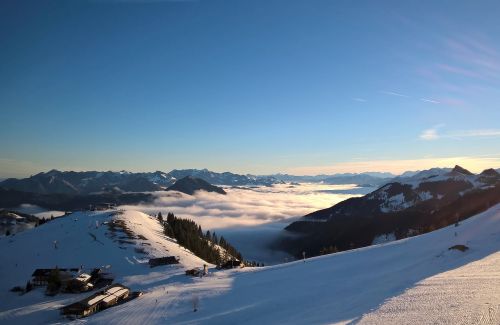 snow panorama nature