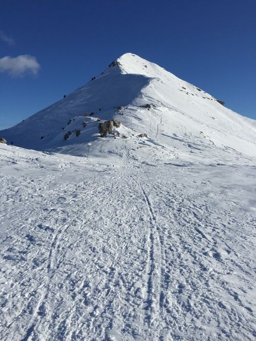 snow winter mountain