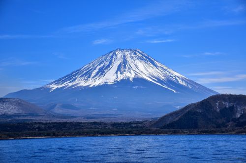 snow volcano mountain