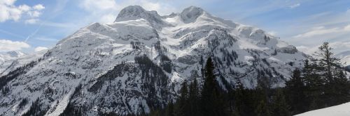 snow panorama mountain