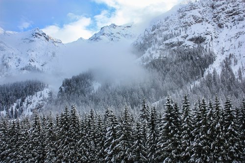snow  mountain  nature