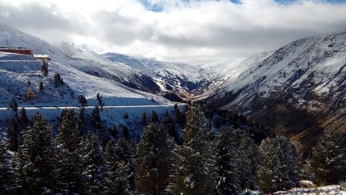 snow  mountain  nature