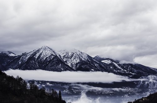 snow  mountain  landscape