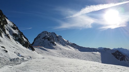 snow  mountains  winter