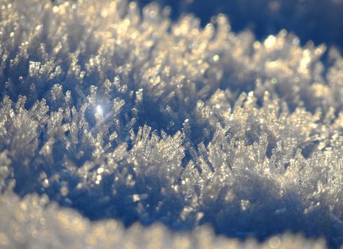 snow  crystals  winter