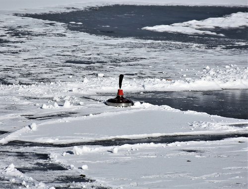 snow  curling  cold