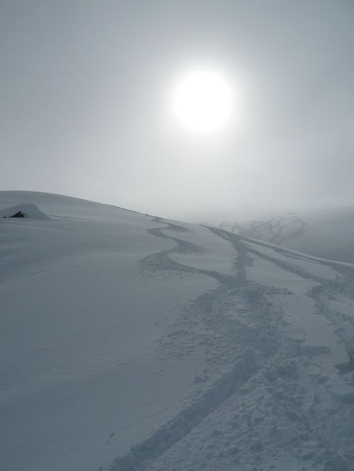 snow winter steps