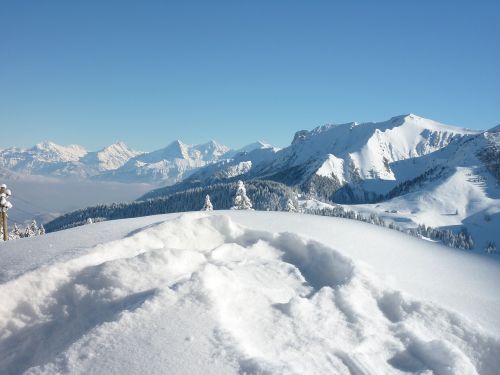 snow winter switzerland