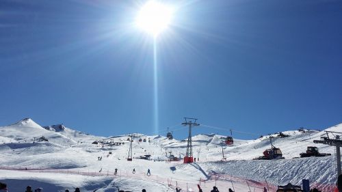 snow landscape skiing