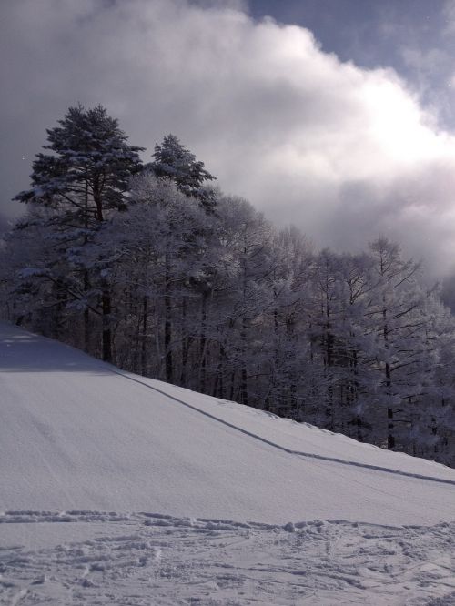 snow mountain winter